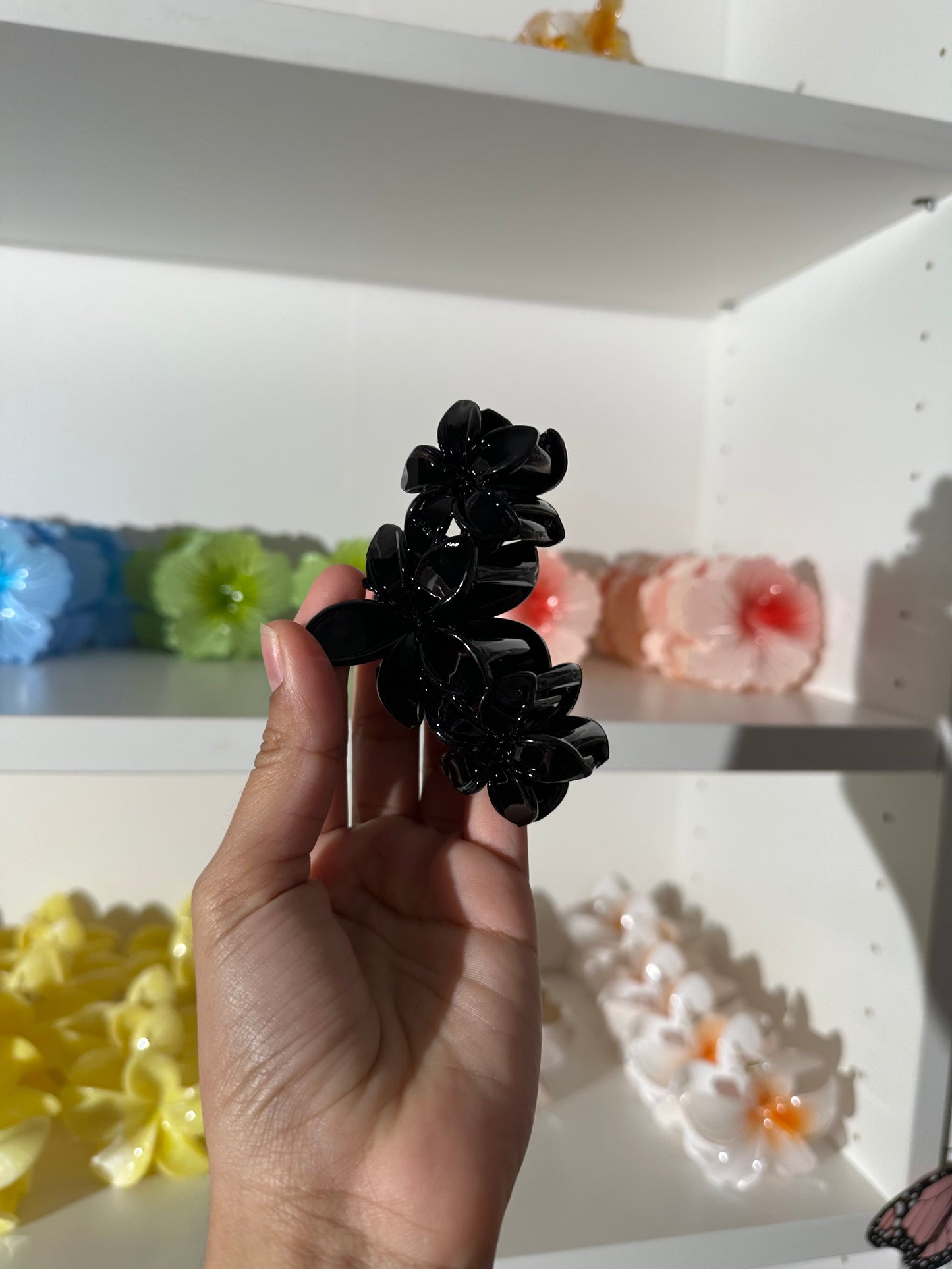 Hair clips con 3 Flores