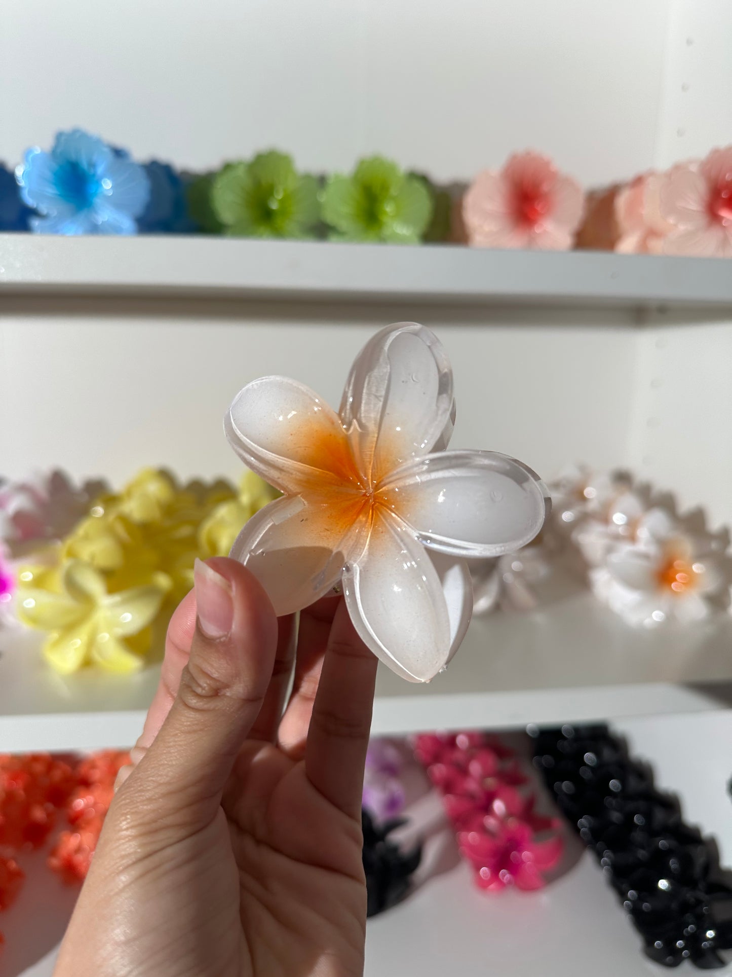 Clip de flor para el cabello