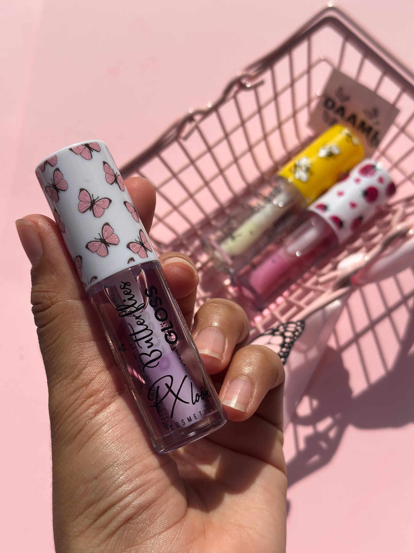 Lip gloss (Aveja, mariquita y mariposa)