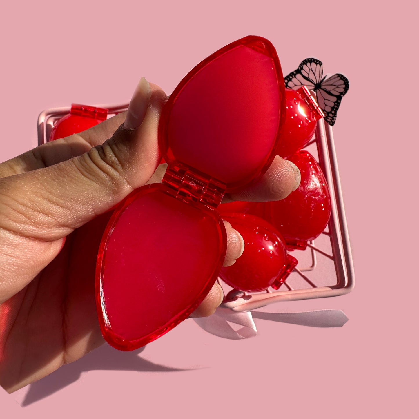 Brillo de fresa 2 en 1