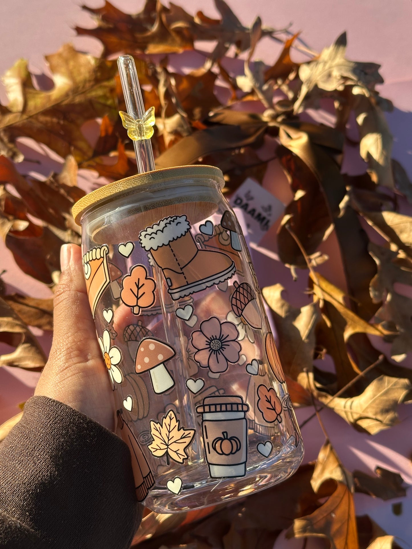 “Acogedor otoño” Glasscup