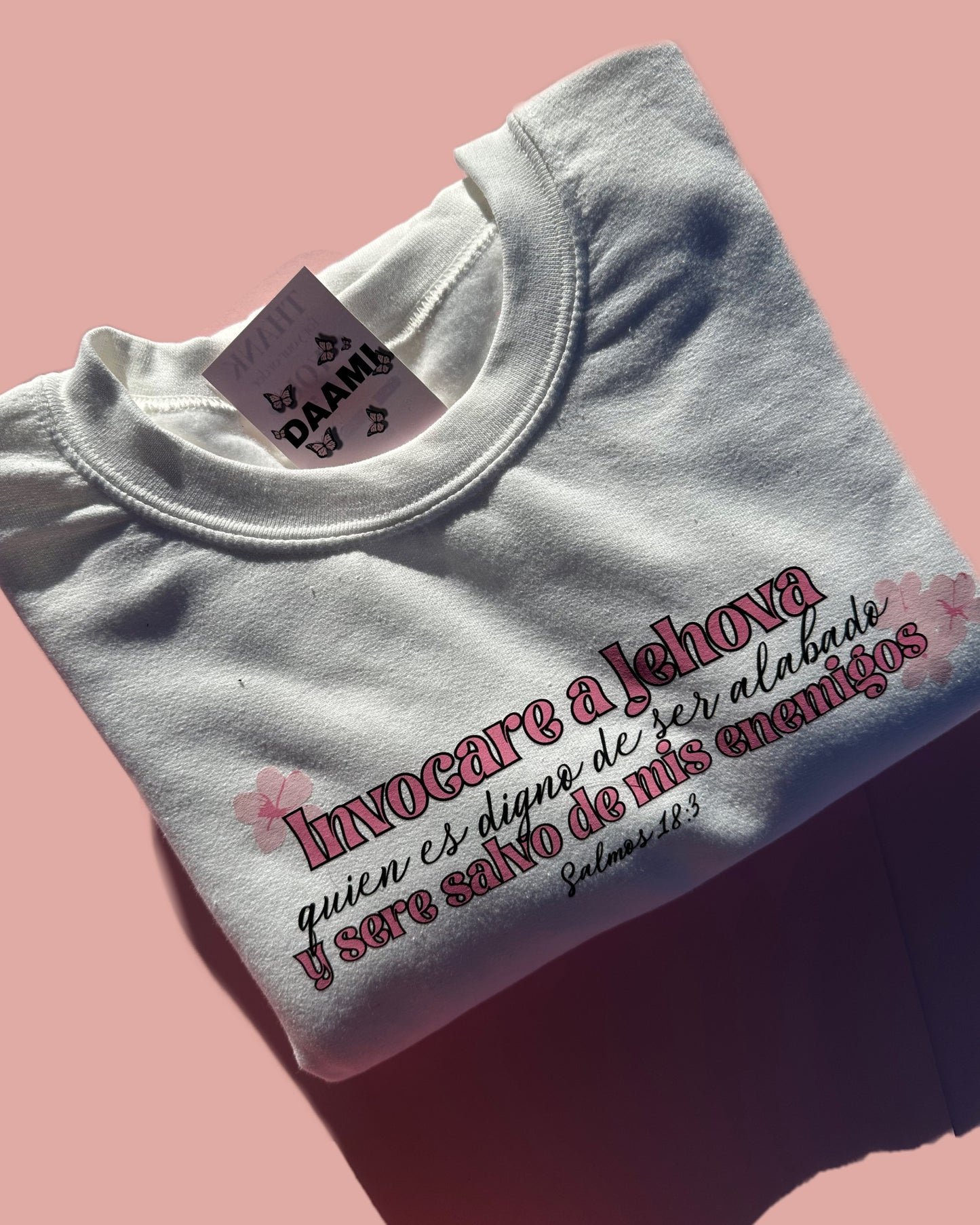 “Invocaré a Jehova, quien es Digno de ser alabado” sudadera con verso bíblico, salmos 18:1