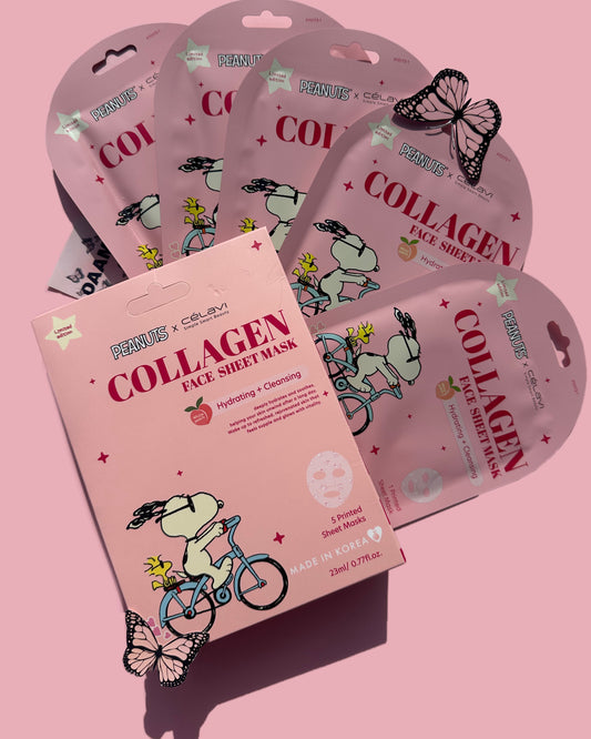 Set de mascarillas hidratantes de Snoopy