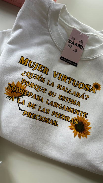 “Mujer virtuosa” sudadera