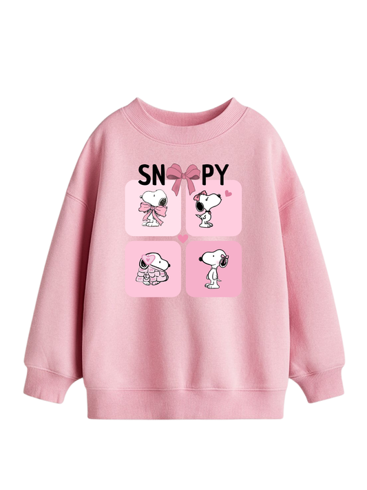 “Snoopy Girly” pink sweatshirt 💕