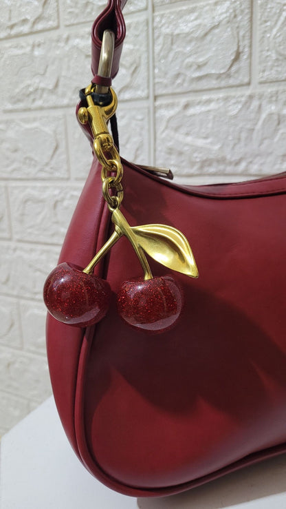 Cherry charm para bolso