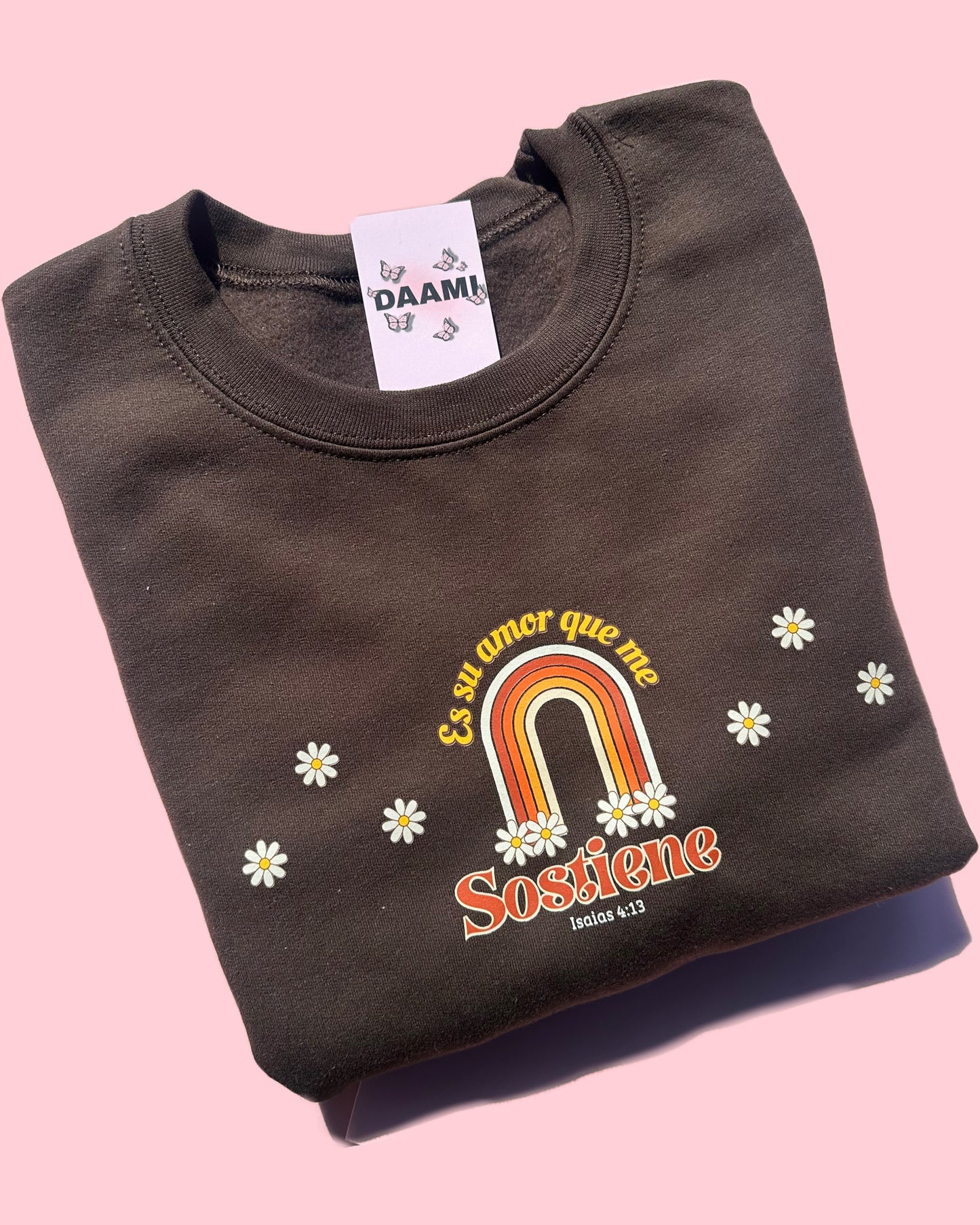 Sweatshirt “Es su amor Que me sostiene”