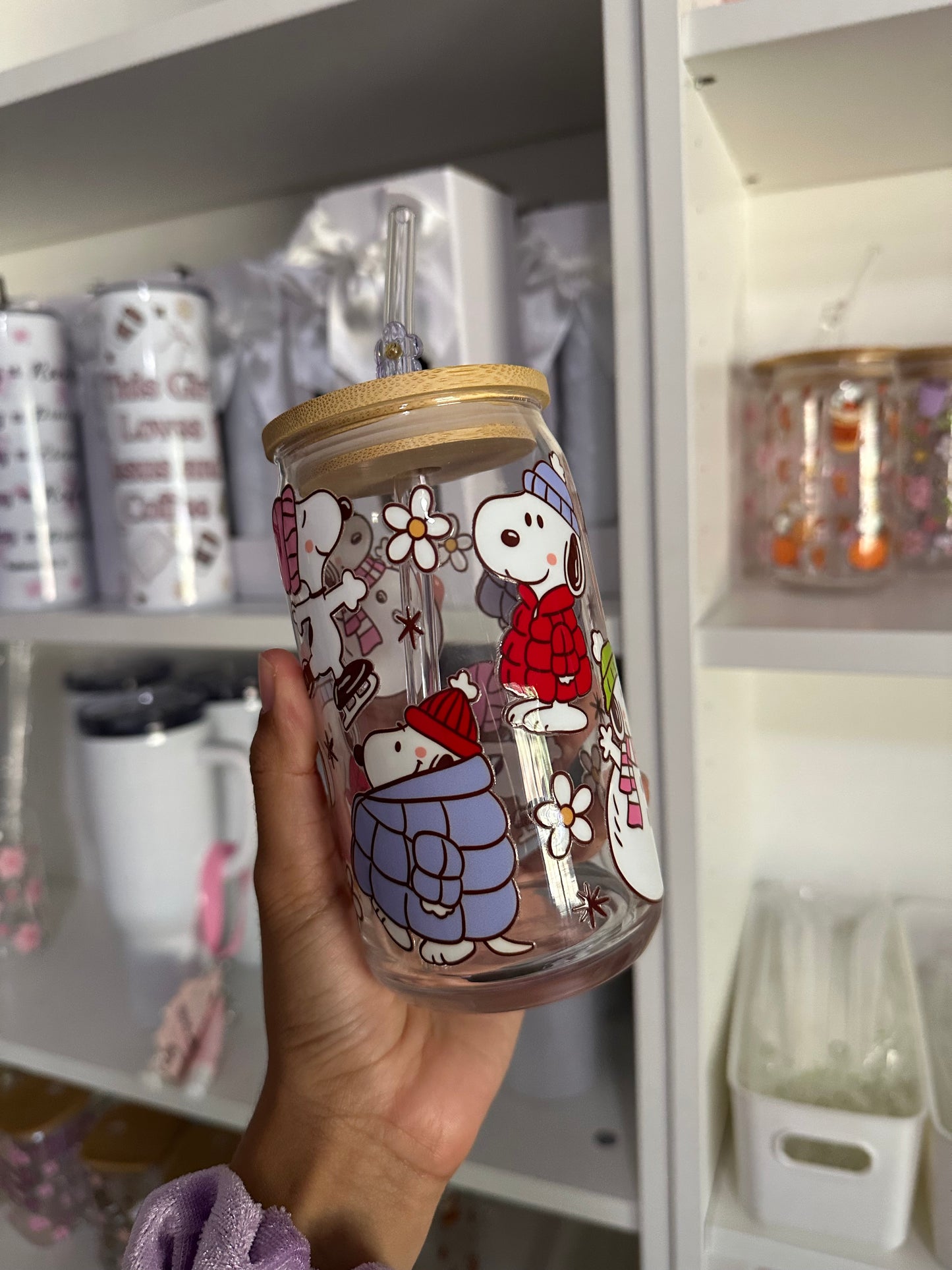 Snoopy Cupglass