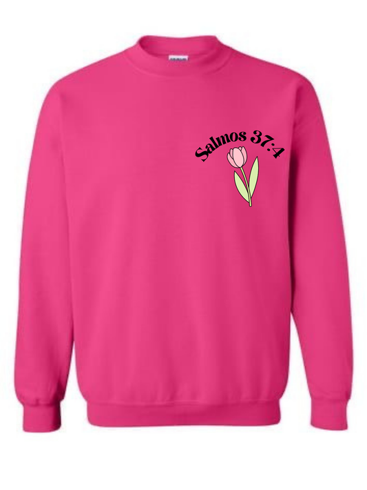 “Tulip Sweatshirt” Escoge el verso bíblico