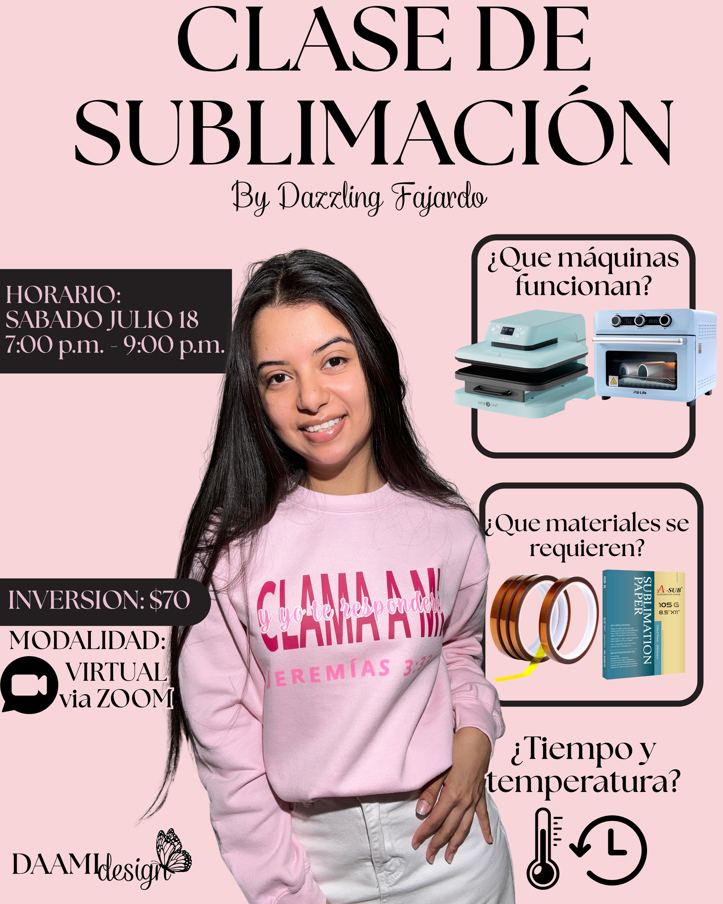 Curso de sublimación para principiantes | Modalidad: en vivo