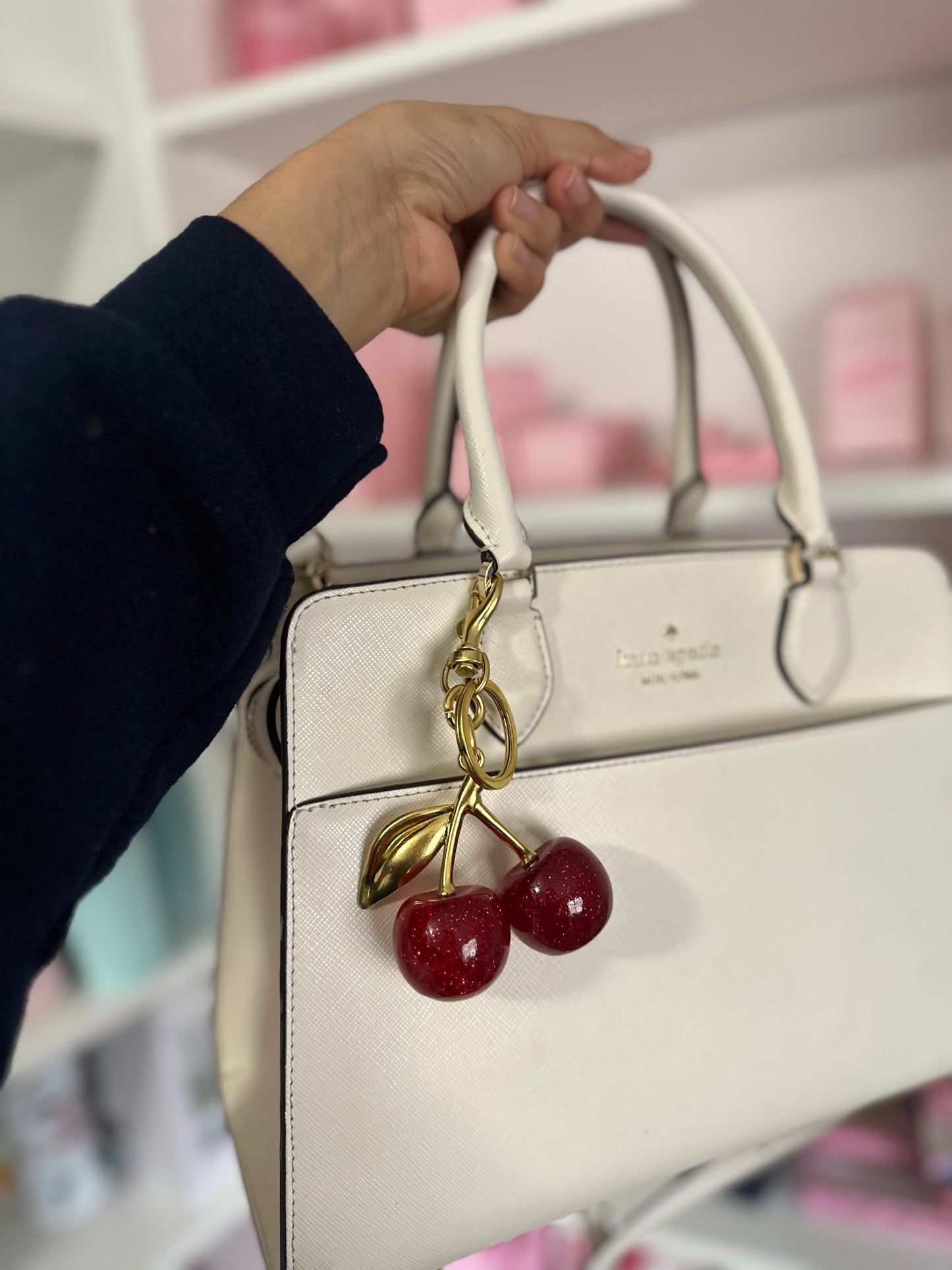 Cherry charm para bolso
