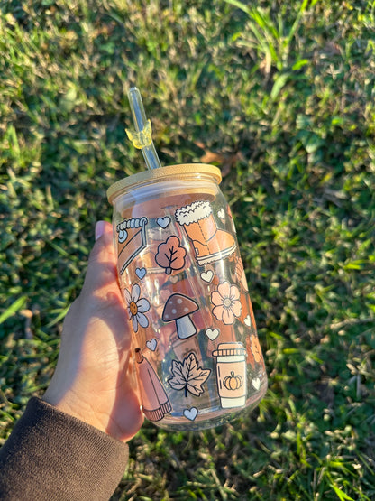 “Acogedor otoño” Glasscup