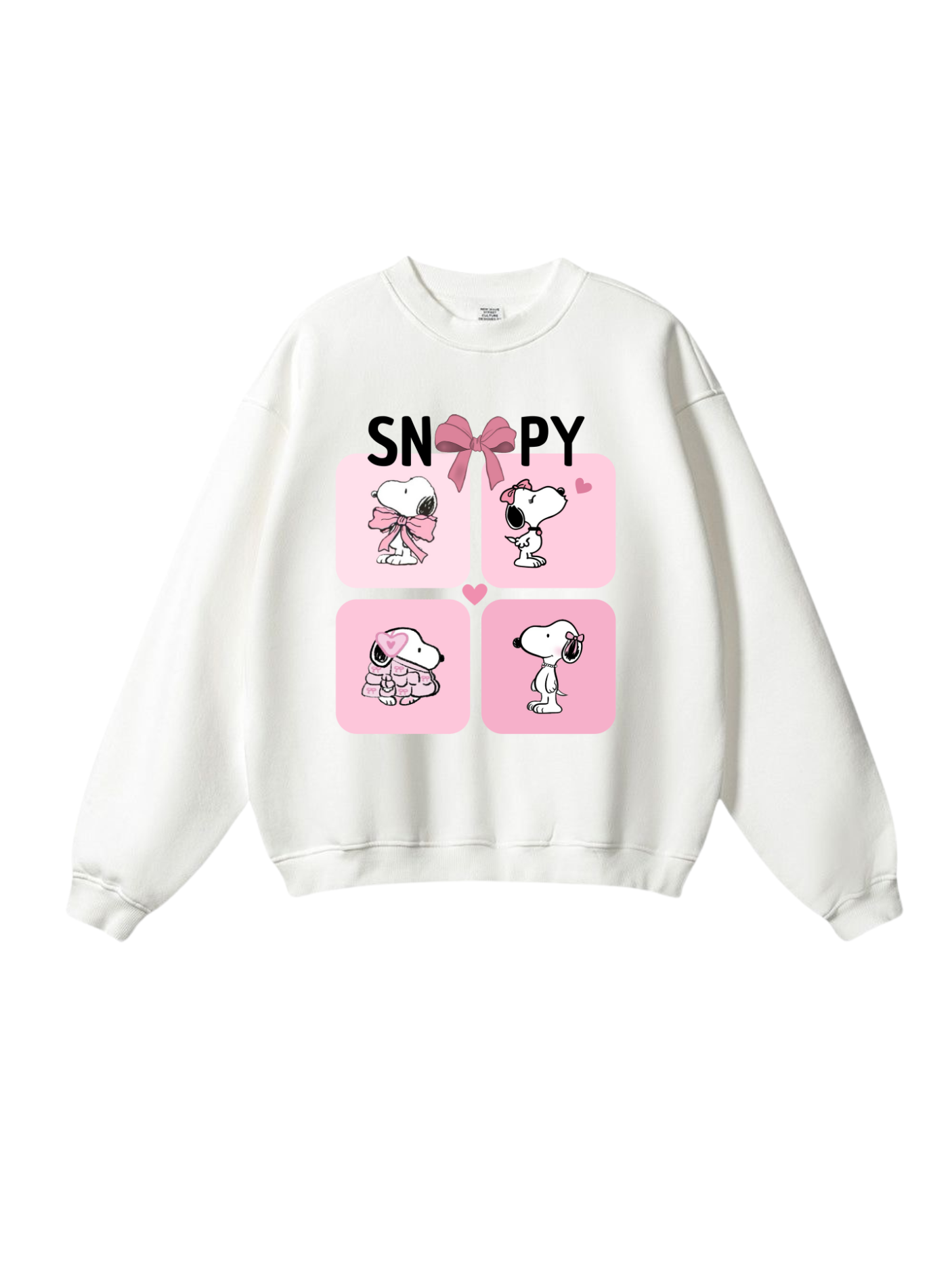 Snoopy Girly white sweatshirt