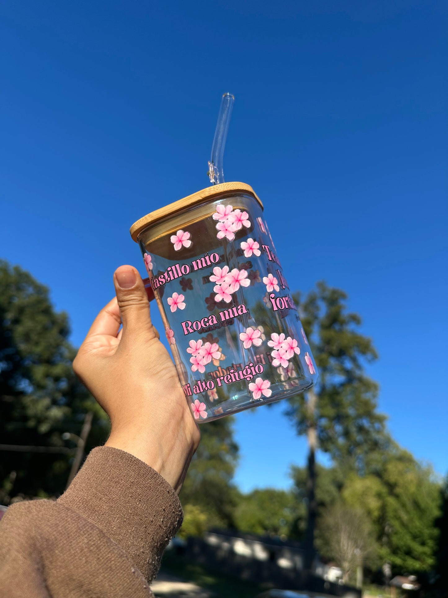 “Te amo, oh Jehova” Taza de vidrio