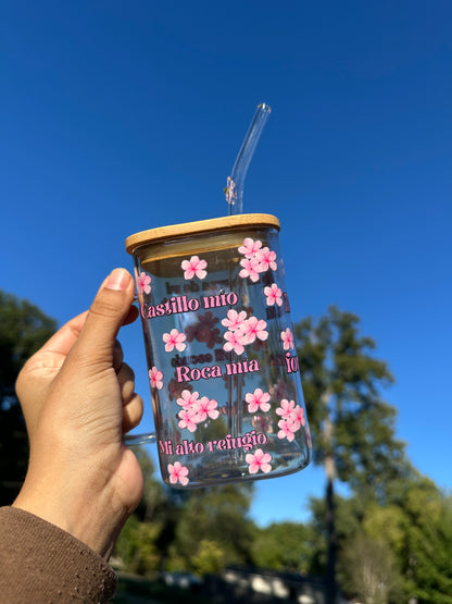 “Te amo, oh Jehova” Taza de vidrio