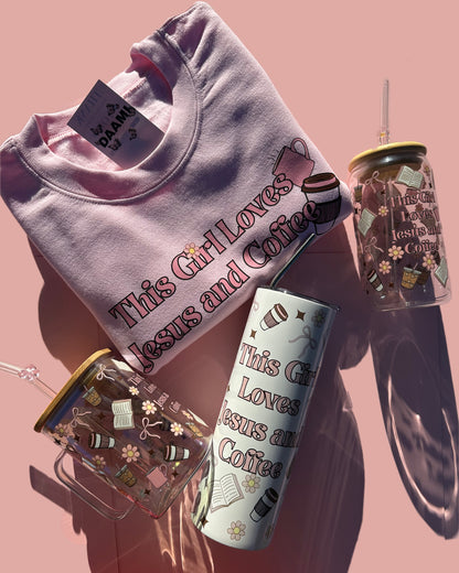 SET: “This girl loves Jesus & coffee”