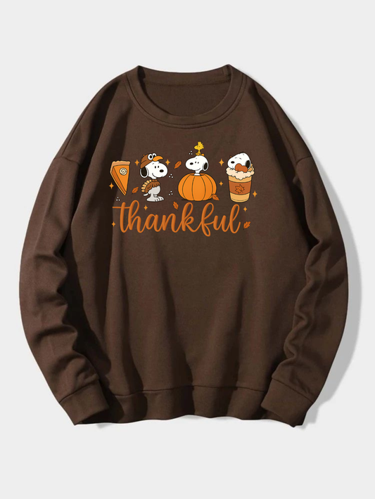 “Thanksgiving Snoopy” sweatshirt