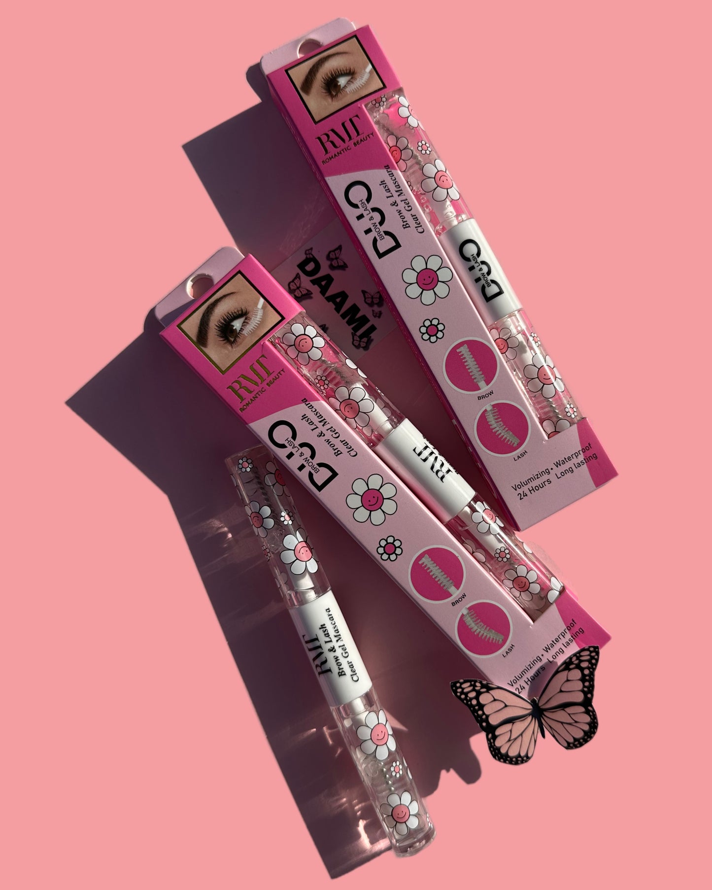 Gel para cejas y pestañas, 2 en 1 - RM