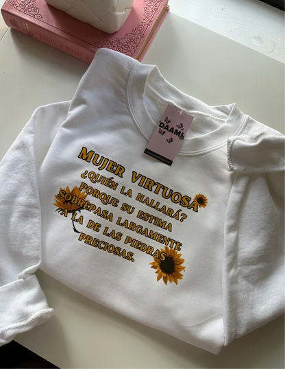 “Mujer virtuosa” sudadera