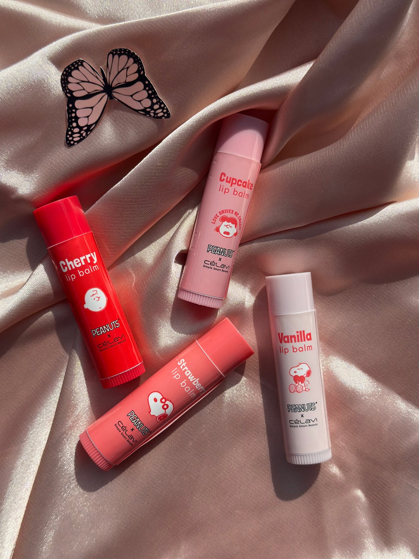 Lip blam set de snoopy, peanuts x Celavi