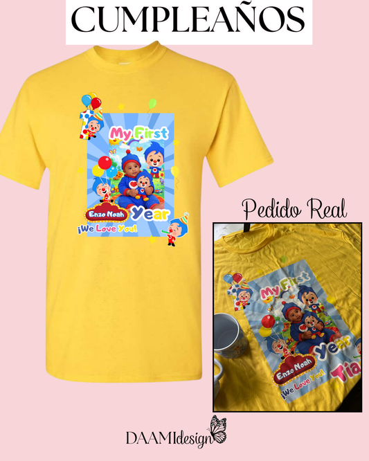 Camisetas para cumpleaños - Personalizada