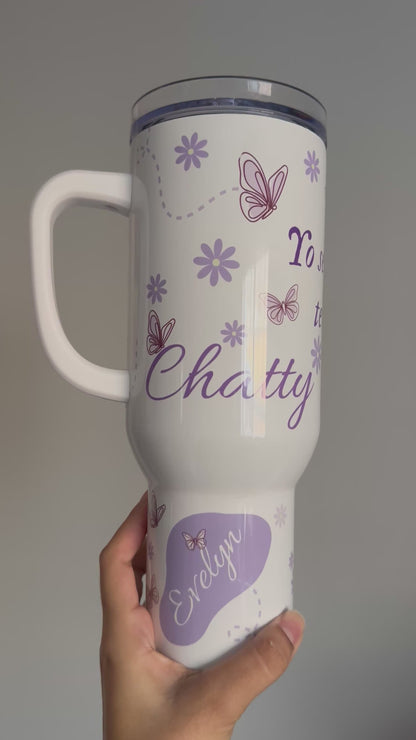 “Yo sé los pensamientos que tengo para ti” Tumblr 40 oz