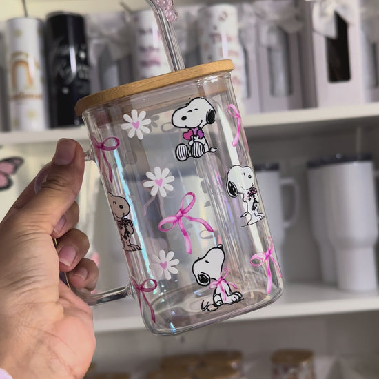 snoopy glasscup
