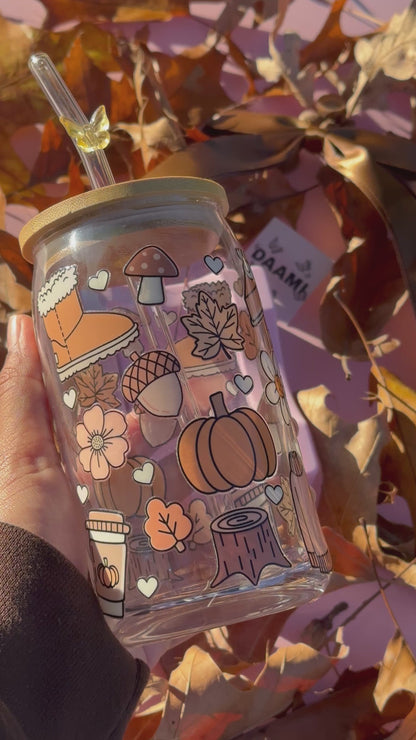 “Acogedor otoño” Glasscup