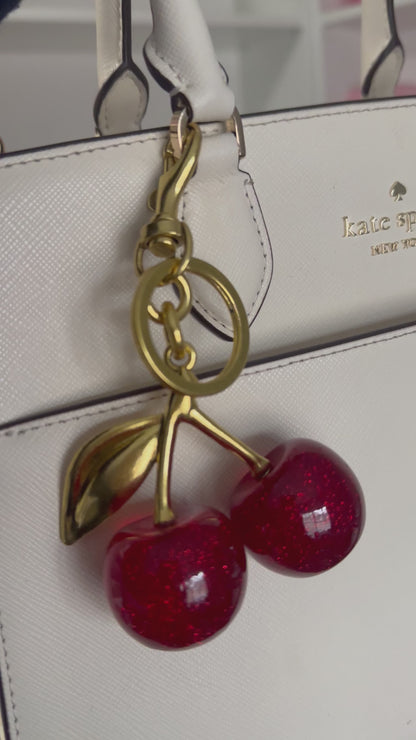 Cherry charm para bolso
