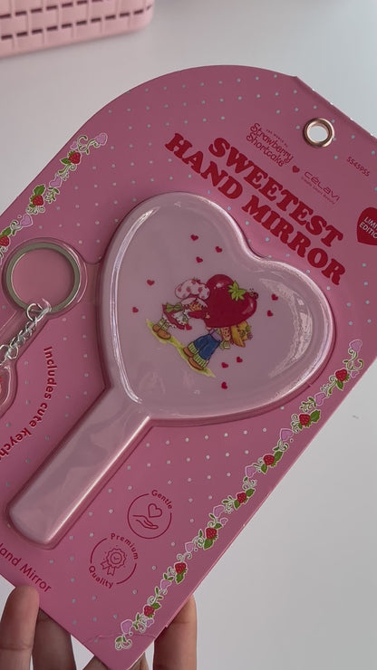 Espejo y llavero set strawberry shortcake - CELAVI